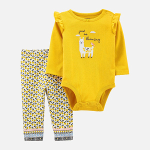 купить Костюм (боди + лосины) Carters 1M163610 68 см 700 Y Yellow (194135455696)