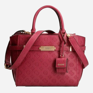 Женская сумка Guess Bea Society Satchel HWVS8132060-PLU Сливовая (8000702444240)