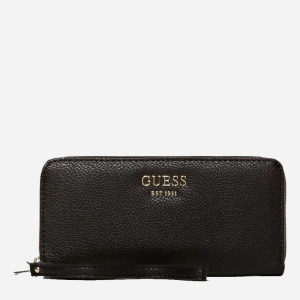 Кошелек женский Guess Vikky Slg Large Zip Around SWVG6995460-BLA Черный (8000702444300) лучшая модель в Кривом Роге