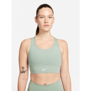 Спортивный топ Nike W Nk Df Swsh Lngln Bra CZ4496-357 M Светло-зеленый (195243363262) в Кривом Роге