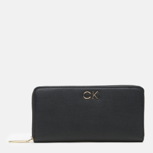 Гаманець жіночий Calvin Klein Jeans Re-Lock Slim Z/A Wallet Lg K60K608919-BAX Ck Black (8719855200917) ТОП в Кривому Розі