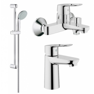 Комплект смесителей для ванной GROHE BauLoop S-Size хром латунь 123214S в Кривом Роге