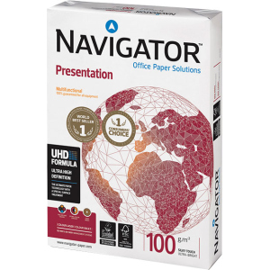 Бумага офисная Navigator Presentation A4 100 г/м2 класс A 500 листов Белая (5602024530232) лучшая модель в Кривом Роге