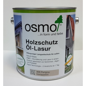 Зщитное масло – лазурь OSMO HOLZSCHUTZ ÖL-LASUR 906 (серый жемчуг) 0.125 л. лучшая модель в Кривом Роге