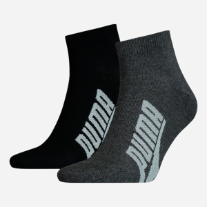 Набор носков Puma Unisex BWT Lifestyle Quarter Socks 2 pack 90795301 35/38 2 пары Black/White (8720245031127) ТОП в Кривом Роге