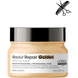 Професійна маска L'Oreal Professional Serie Expert Absolute Repair Gold для інтенсивного відновлення пошкодженого волосся без обтяження 250 мл (3474636975327) ТОП в Кривому Розі