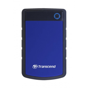 Зовнішній жорсткий диск 2Tb Transcend StoreJet 25H3B Blue 2.5 USB 3.0 (TS2TSJ25H3B)