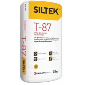 Суміш для систем теплоізоляції Siltek T-87 25кг в Кривому Розі