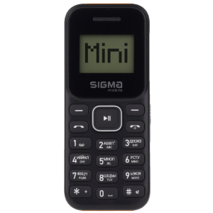 Мобильный телефон Sigma mobile X-style 14 Mini Black-Orange