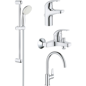 Набір змішувачів GROHE Start Curve 126748К (23805000+23768000+27598001+31554001) в Кривому Розі