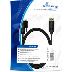 Кабель MediaRange DisplayPort to DVI-D 2 м (MRCS199) в Кривому Розі