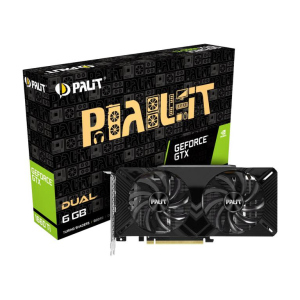 хороша модель Відеокарта GF GTX 1660 Ti 6GB GDDR6 Dual Palit (NE6166T018J9-1160C)