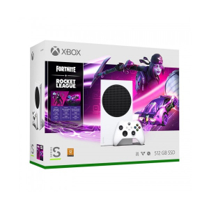 Стаціонарна ігрова приставка Microsoft Xbox Series S 512 GB + Fortnite + Rocket League Bundle (RRS-00034) ТОП в Кривому Розі