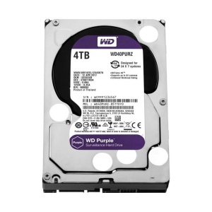 Жесткий диск 3.5" 4Tb Western Digital Purple, SATA3, 64Mb, 5400 rpm (WD40PURZ)