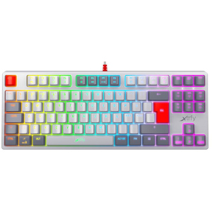 Клавиатура проводная Xtrfy K4 TKL RGB Kailh Red USB Retro UKR RUS (XG-K4-RGB-TKL-RETRO-RRUS) в Кривом Роге