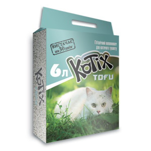 купить Наполнитель для кошачьего туалета Kotix Тофу Classic Соевый комкующий 2.55 кг (6 л) (6972345440022)