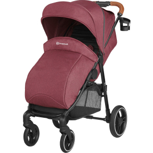 Прогулянкова коляска Kinderkraft Grande LX Burgundy (5902533914319)