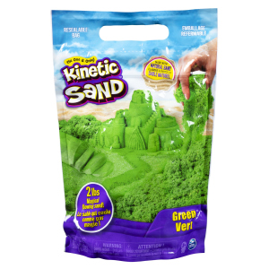 Пісок для дитячої творчості Kinetic Sand Colour Зелений 907 г (71453G) надійний