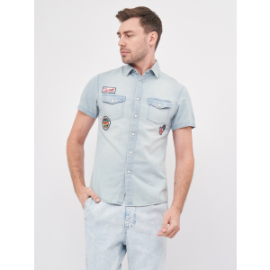 Сорочка Celio Jabadge 60032084 S Синя (3596654699433) в Кривому Розі