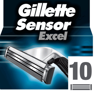 Сменные картриджи для бритья (лезвия) мужские Gillette Sensor Excel 10 шт (3014260245832) ТОП в Кривом Роге