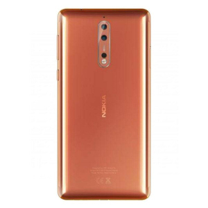 купить Задняя крышка для Nokia 8 Dual Sim (TA-1004), бронзовая, Polished Copper, Original