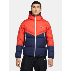 Пуховик Nike M Nsw Dwn Fil Wr Jkt Shld CU4404-673 XS Оранжево-синій в Кривому Розі