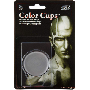 Кремовый грим Mehron Color Cups Silver 12 г (CCC-S) (764294502090) лучшая модель в Кривом Роге