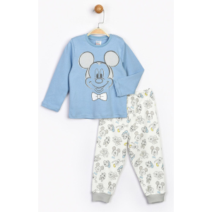 Пижама (футболка с длинным рукавом + штаны) Disney Mickey Mouse MC16191 92 см Голубая (8691109860774) в Кривом Роге