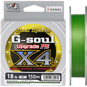 хорошая модель Шнур YGK G-Soul X4 Upgrade 200 м (салатовый) #0.3/6lb (55450098)