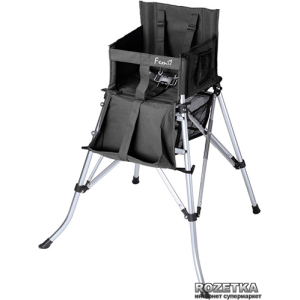 Дитячий стільчик для годування переносний FemStar One2Stay Folding Highchair Чорний (8717333400040) ТОП в Кривому Розі