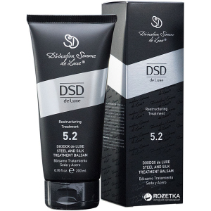 Відновлюючий бальзам DSD de Luxe 5.2 Steel and Silk Treatment Balm для догляду за ламким та пошкодженим волоссям 200 мл (8437011863126)