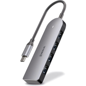 USB-хаб Real-El CQ-415 USB 3.0 Space Grey (EL123110001) рейтинг