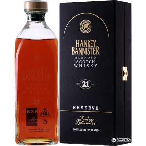 Віскі Hankey Bannister 21 рік витримки 0.7 л 40% у подарунковій упаковці (5010509415613)