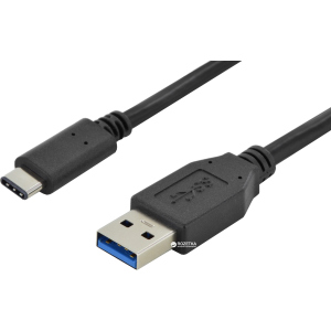 Кабель Digitus Assmann USB Type-C - USB 3.0 1 м (AK-300136-010-S) краща модель в Кривому Розі