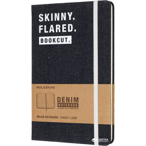 Нотатник Moleskine Denim 13 х 21 см 240 сторінок у лінійку Skinny (8058341710753) краща модель в Кривому Розі