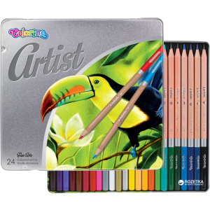 Карандаши цветные Artist Colorino 24 шт 24 цветов (83263PTR) (5907690883263) в Кривом Роге