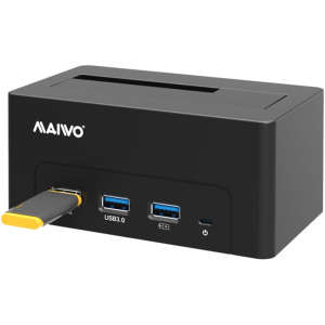 Док-станція Maiwo для HDD 2.5"/3.5" SATA/SSD + 3хUSB 3.0 (K308H) в Кривому Розі