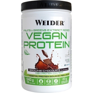 Протеин Weider Vegan Protein 540 г Brownie-Chocolate (8414192309315) лучшая модель в Кривом Роге