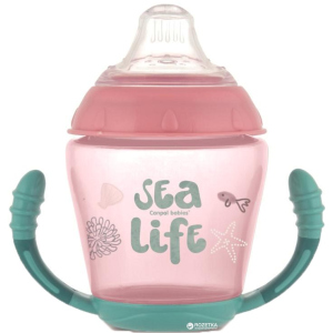 Кружка Canpol babies непроливайка с мягким силиконовым носиком Sea Life розовая 230 мл (56/501_pin) лучшая модель в Кривом Роге