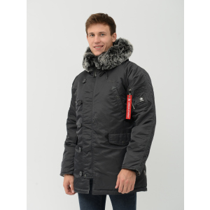 Парка Airboss Winter Parka 3XL Dark Grey/Silver (0703364662937_A) лучшая модель в Кривом Роге