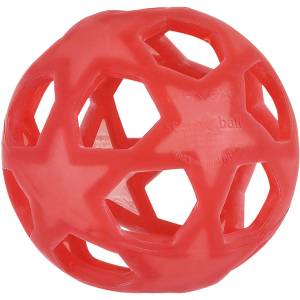 Прорізувач Hevea Star Ball із натурального каучуку Червоний (5710087080325) краща модель в Кривому Розі