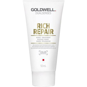 Маска Goldwell Dualsenses Rich Repair 60 секунд для восстановления сухих и поврежденных волос 50 мл (4021609061847) (206184) в Кривом Роге