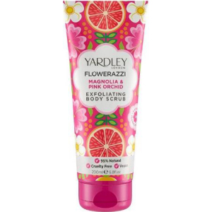 Скраб для тіла Yardley Flowerazzi Magnolia &amp; Pink Orchid Exfoliating Body Scrub 200 мл (5056179300675) в Кривому Розі