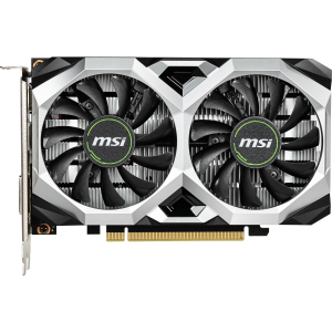 MSI PCI-Ex GeForce GTX 1650 Ventus XS 4G OC 4GB GDDR5 (128bit) (1740/8000) (1 x DisplayPort, 1 x HDMI, 1 x DVI) (GeForce GTX 1650 VENTUS XS 4G OC) краща модель в Кривому Розі