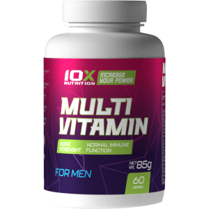 Комплекс вітамінів для чоловіків 10X Nutrition Multivitamin for Men 60 таблеток (525272730948) ТОП в Кривому Розі