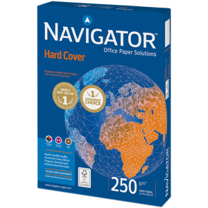 Бумага Navigator Hard Cover А4 250 г/м² класс А 125 листов Белая (5602007989453) в Кривом Роге