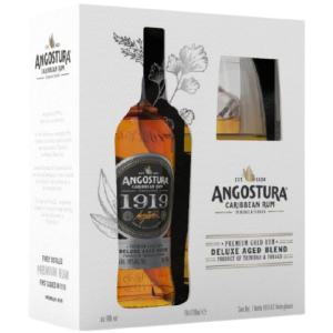 Ром Angostura 1919 0.7 л 40% в коробці + 2 склянки (0075496332904) краща модель в Кривому Розі