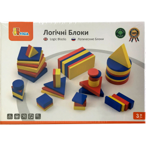 Навчальний набір Viga Toys Логічні блоки Дьєнеша (56164U) в Кривому Розі