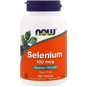 Минералы Now Foods SELENIUM 100 мкг 250 таблеток (733739014825)