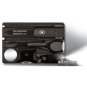 Мультитул Victorinox SwissCard Lite Onyx (0.7333.T3) надійний